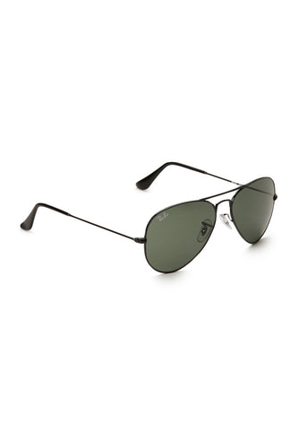 RayBan Green/Black Aviator